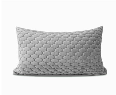 Premium Grey Silk Velvet Pillow