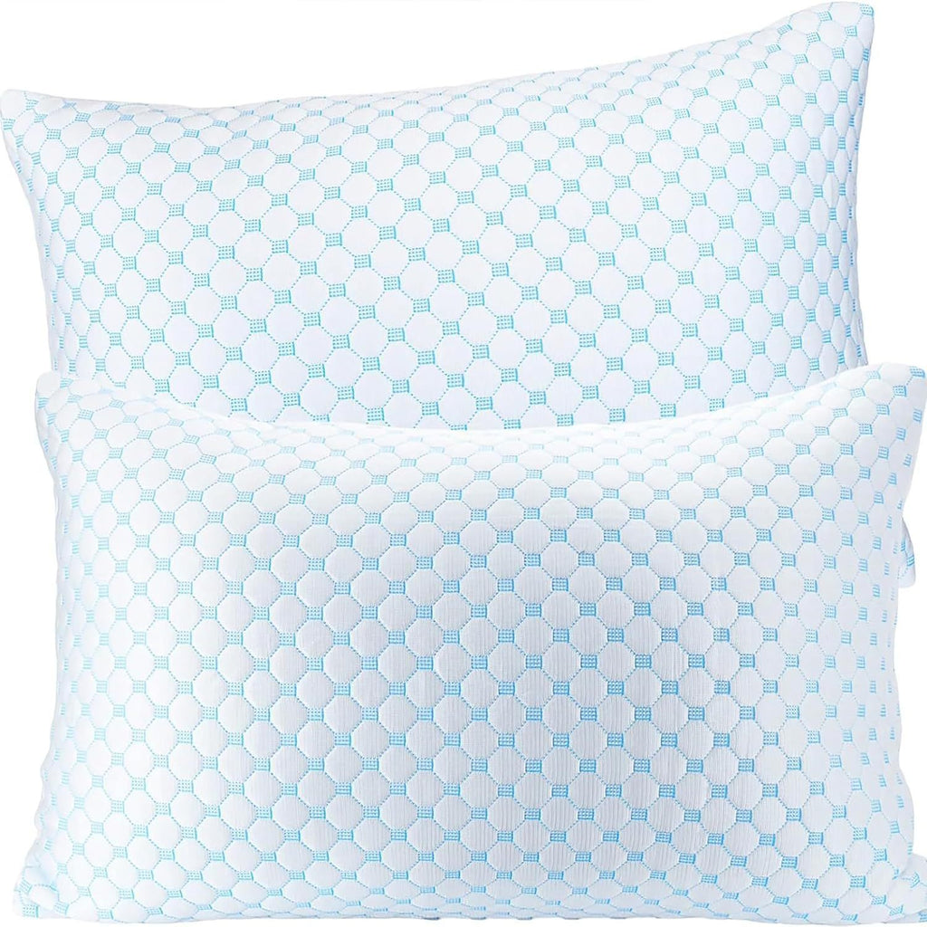 Memory Foam Ice Silk Cool Feeling Memory Crushed Sponge Pillow